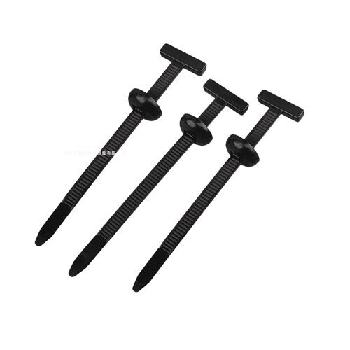 双面穿心钉扎带卡扣尼龙黑色固定