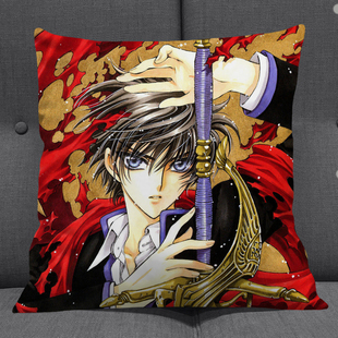 x战记周边抱枕司狼神威皇昂流动漫帅哥汽车沙发生活用品靠垫现货