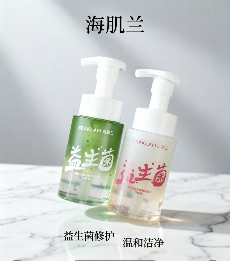 海肌兰益生菌微珠抑菌护理液200ml女性私密清洗液 抑菌止痒去异味