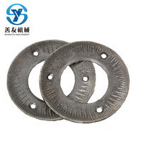 善友不锈钢五谷杂粮磨粉机商用配件超细中药材打碎粉机干磨片
