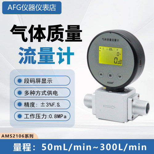 气体质量流量计AMFS2106空气氮气