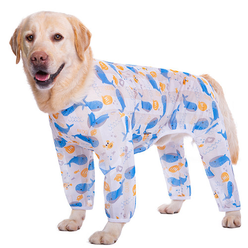 大狗狗衣服夏装薄款四脚衣中大型