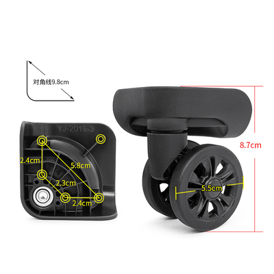 W233# 啄木鸟拉杆箱稻草人行李箱轮子 YJ-2019/YF3011万向轮配件