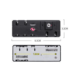 锁适用TSA15062密码 锁YIF旅行箱包锁 行李箱锁配件铝框箱密码 S136