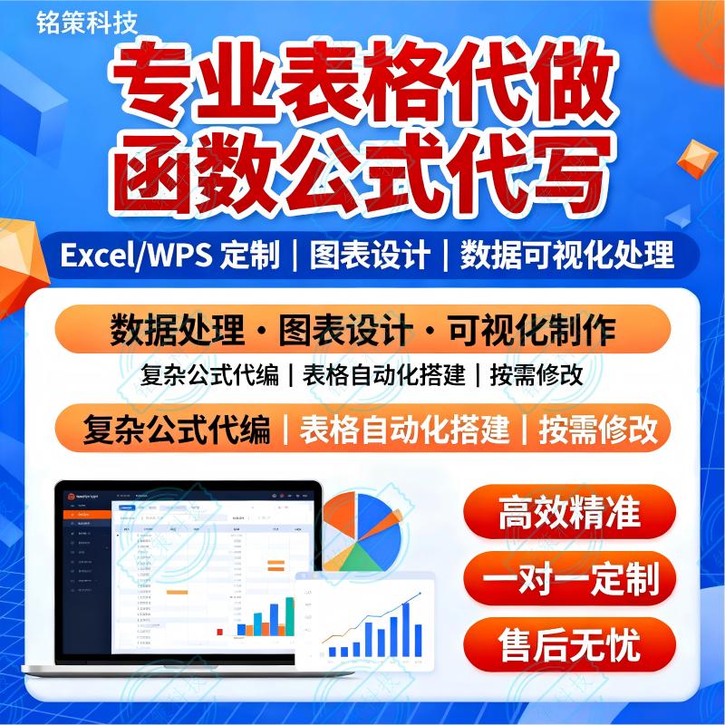 代做 数据分析 统计 求和 定制Excel 函数公式 合并报表 加急可约