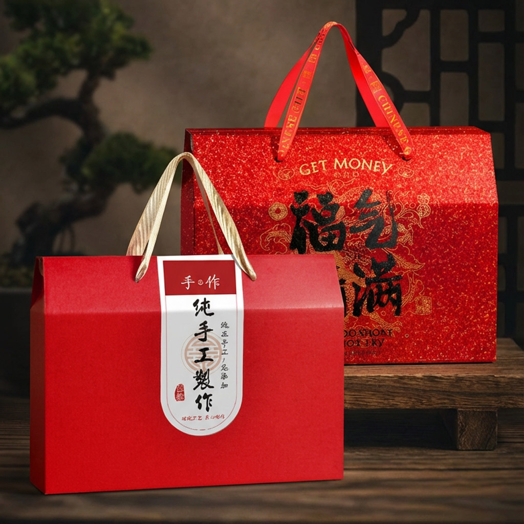 年货手提礼盒空盒高档包装盒特产春节送礼红糖零食糖果礼品盒定制,包装,礼品盒,淘宝优惠券,粉丝福利购,淘宝优惠卷