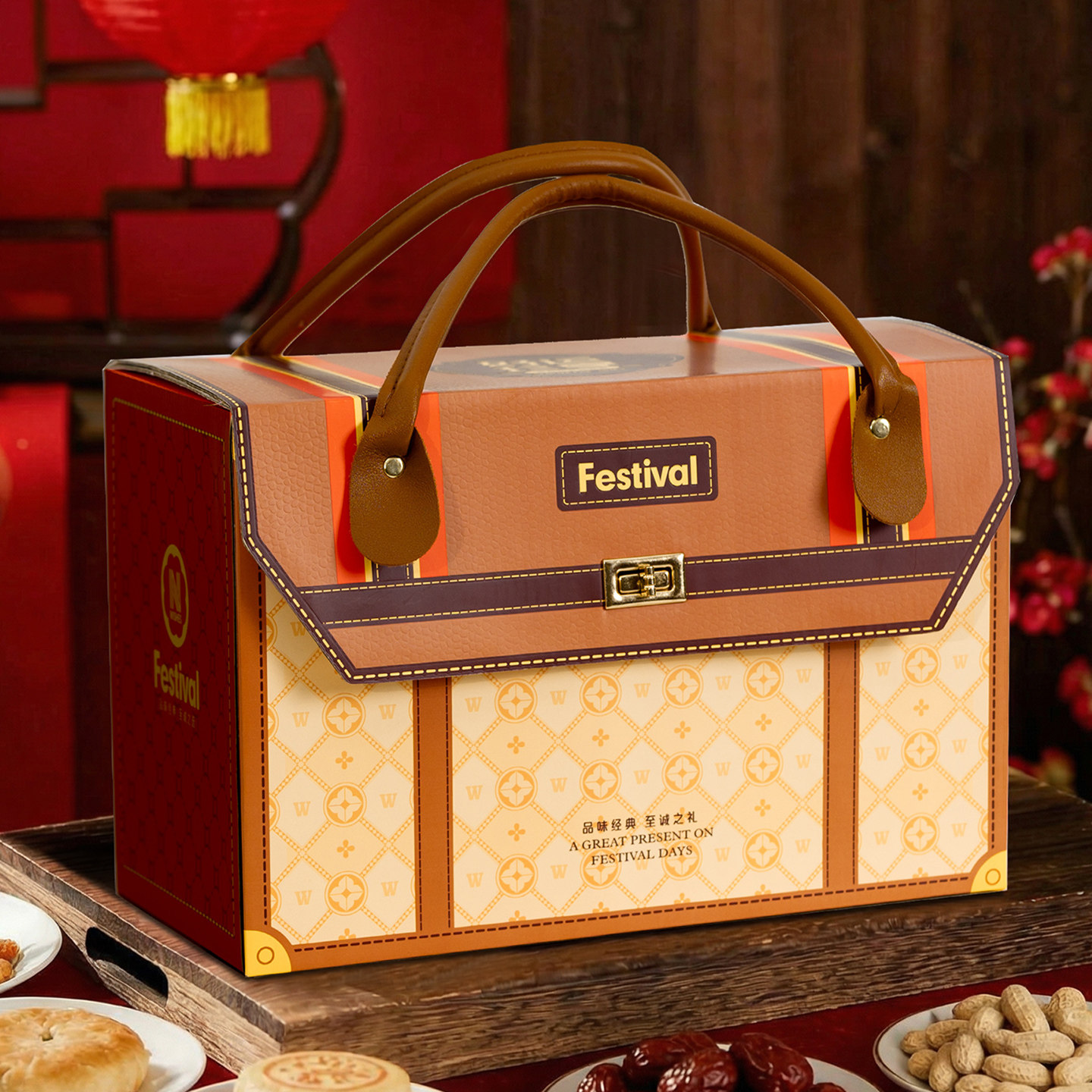 新年年货礼盒空盒子包装盒春节大容量礼品盒干果坚果糕点包装纸箱,包装,礼品盒,淘宝优惠券,粉丝福利购,淘宝优惠卷