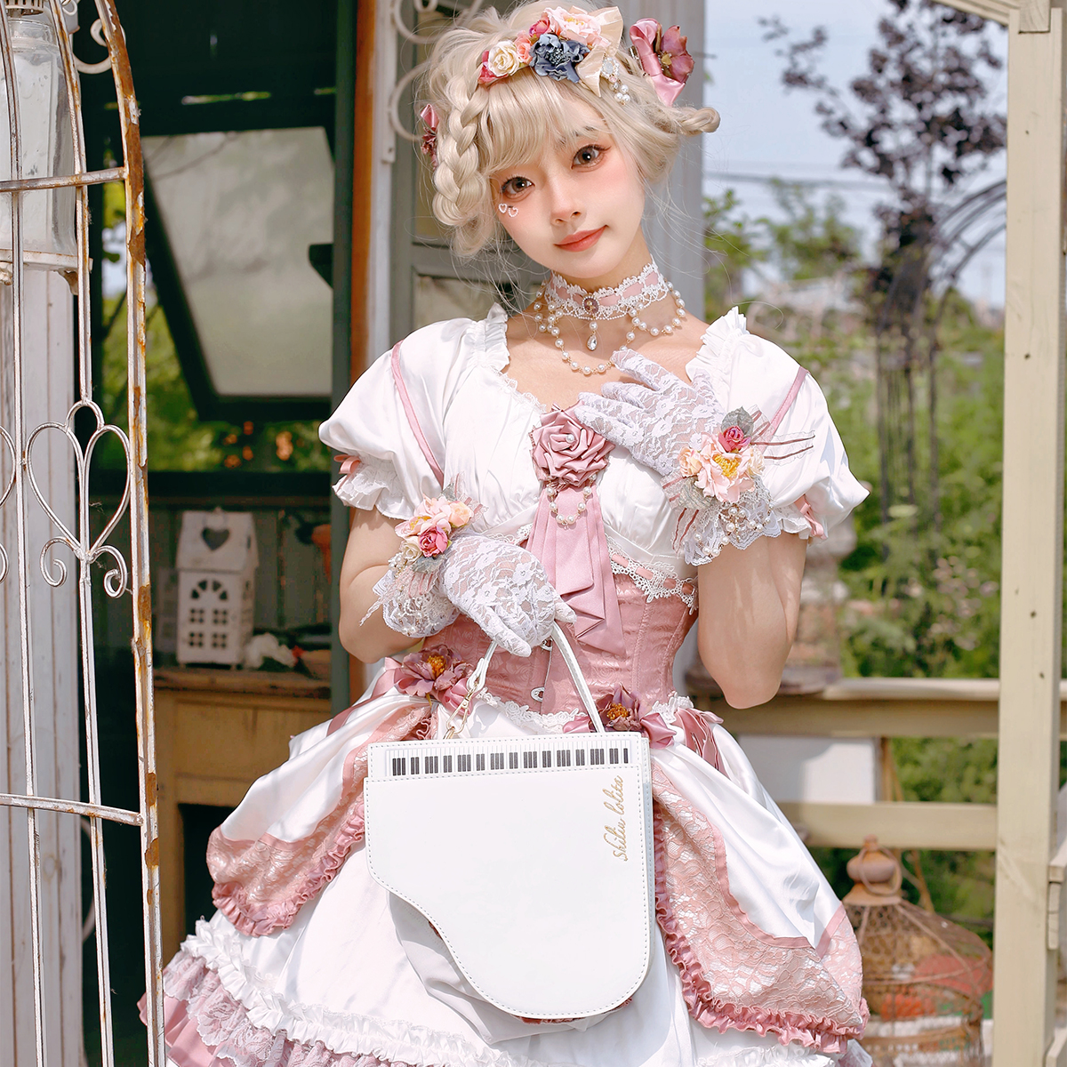 玫瑰夫人小物尾款洛丽塔