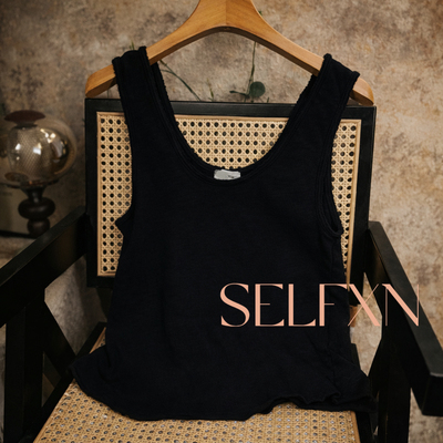 Americanvintage磨边大U领背心