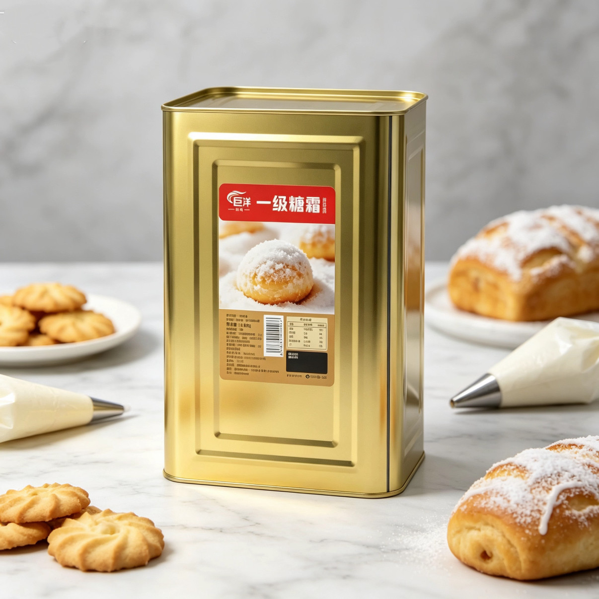巨洋一级糖霜烘焙家用散装多用途食用白糖蛋糕面包糕点
