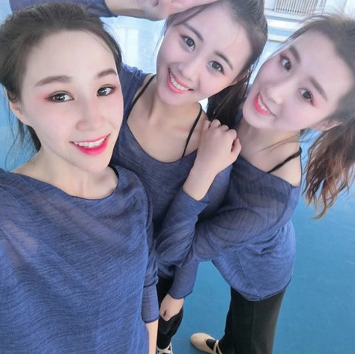 宽松性感芭蕾现代舞练功服薄款透视上衣罩衫纱衣女基训防晒舞蹈服