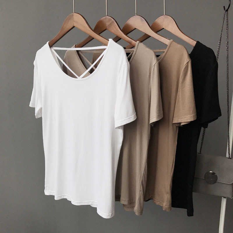 JF½»²æ´øt-shirt¶ÌÐäٶ±³ÐԸпíËɰٴɫĪ´ú¶û´òµ×ÉÀÉÏÒÂtÐô