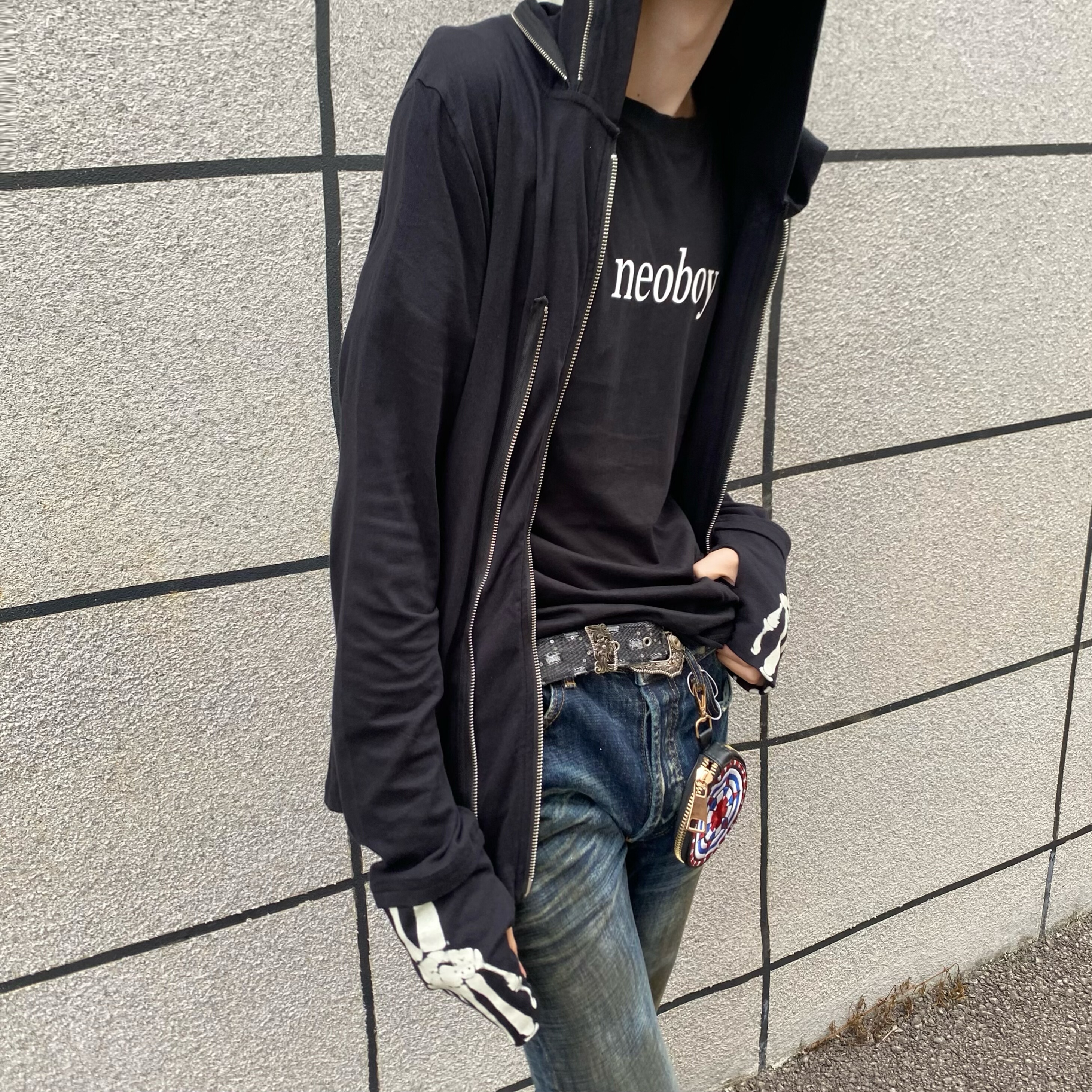 「福利清仓」独家款自主 非UNDERCOVER 09ss NEO BOY期标语t 清仓