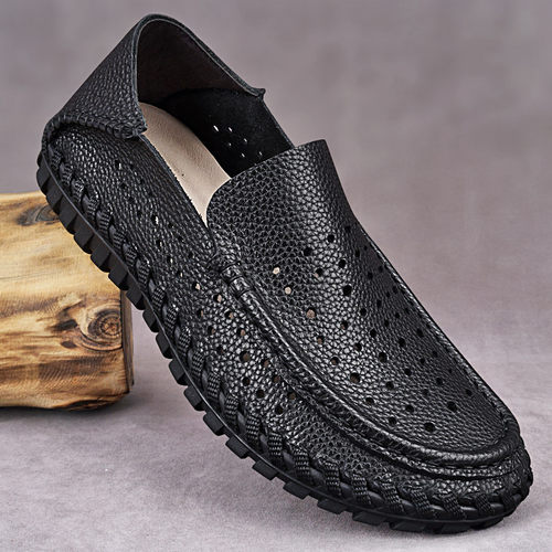 肥厚宽脚夏季镂空透气网眼洞洞鞋