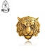十二生肖虎头金属胸针新品 电镀霸气老虎猛兽动物别针饰品胸章配饰