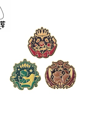 可爱卡通童话合金徽章胸针饰品