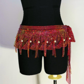 沐熙佳肚皮舞网钻腰链珍珠元 流连忘返 素12号精品大钻腰链