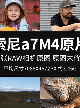 索尼a7M4原片原图RAW+JPG相机直出图未修图练习修图参考素材图片