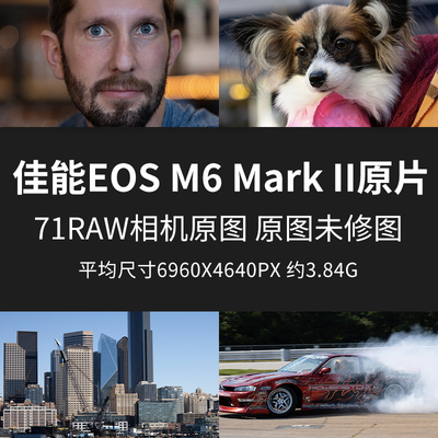 佳能EOSM6MarkII原片原图RAW+JPG相机直出未修练习修图参考素材图
