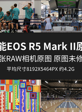 佳能EOS R5 Mark II原片样片R52RAW+JPG相机原图修图素材原图图片