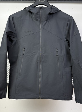 探路者软壳衣男 26春秋户外防风防泼水透气连帽单外套TAEEAO81021