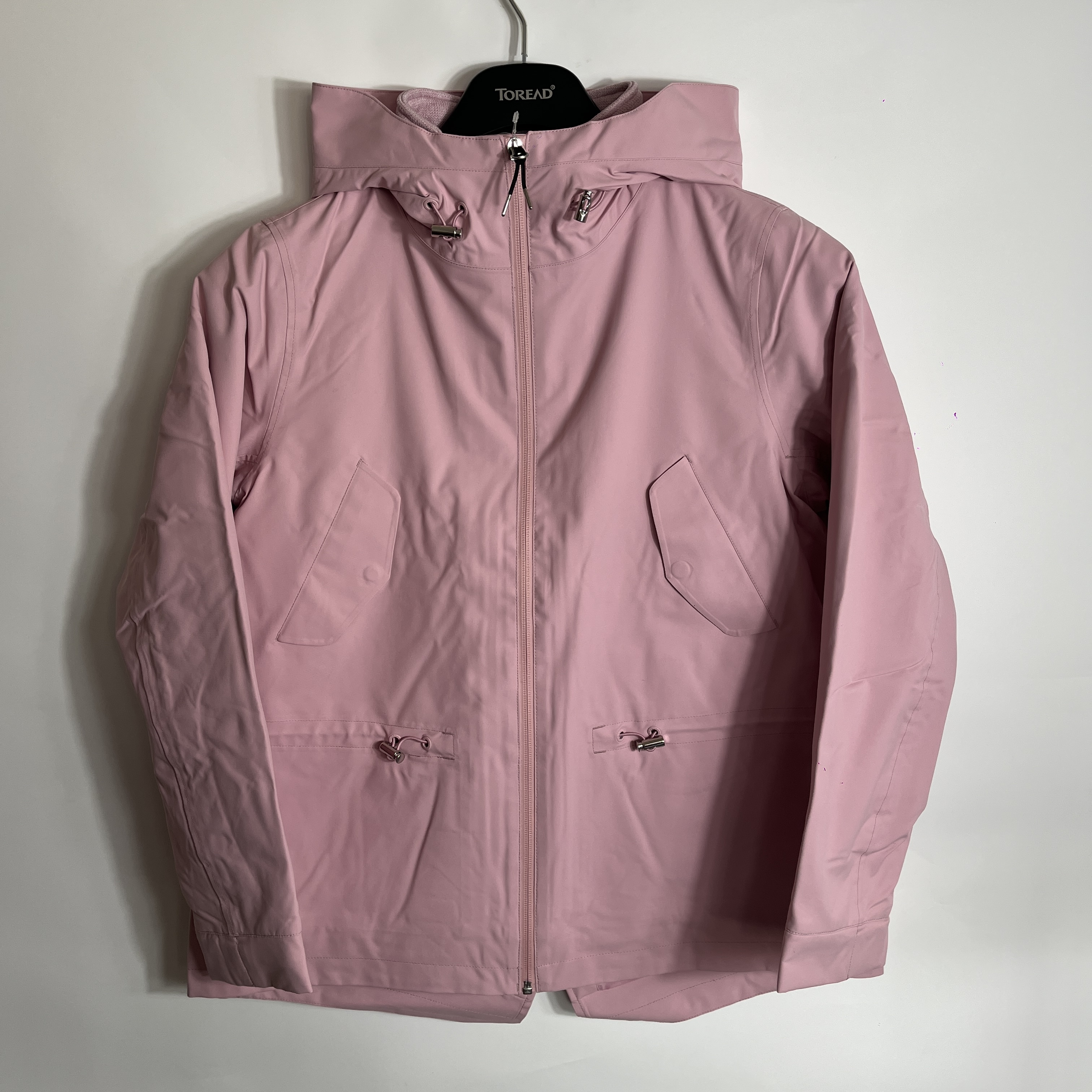 探路者冲锋衣女秋冬户外加绒可拆卸防风防泼水登山服TAWI92714