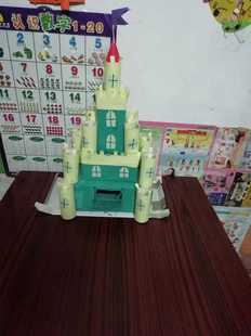 新款废物利用纯手工制作纸筒城堡成品