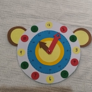 儿童多功能时钟教具时间认知小学生钟表模型益智玩具