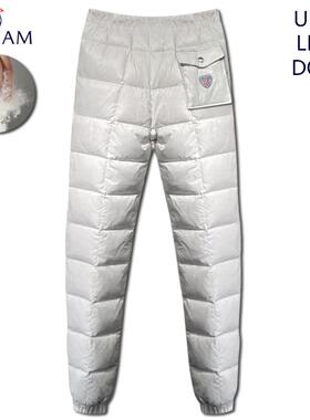 2025冬季新款 羽绒裤女 保暖高腰加厚外穿显瘦白鸭绒户外防寒棉裤