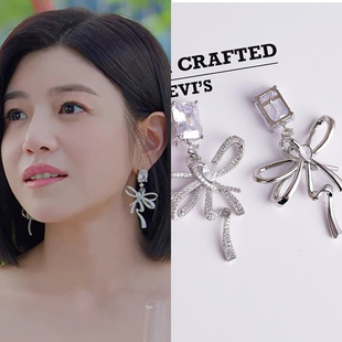 狙击蝴蝶岑矜陈妍希春畅陈小纭同款耳环耳饰蝴蝶结夸张2025新款