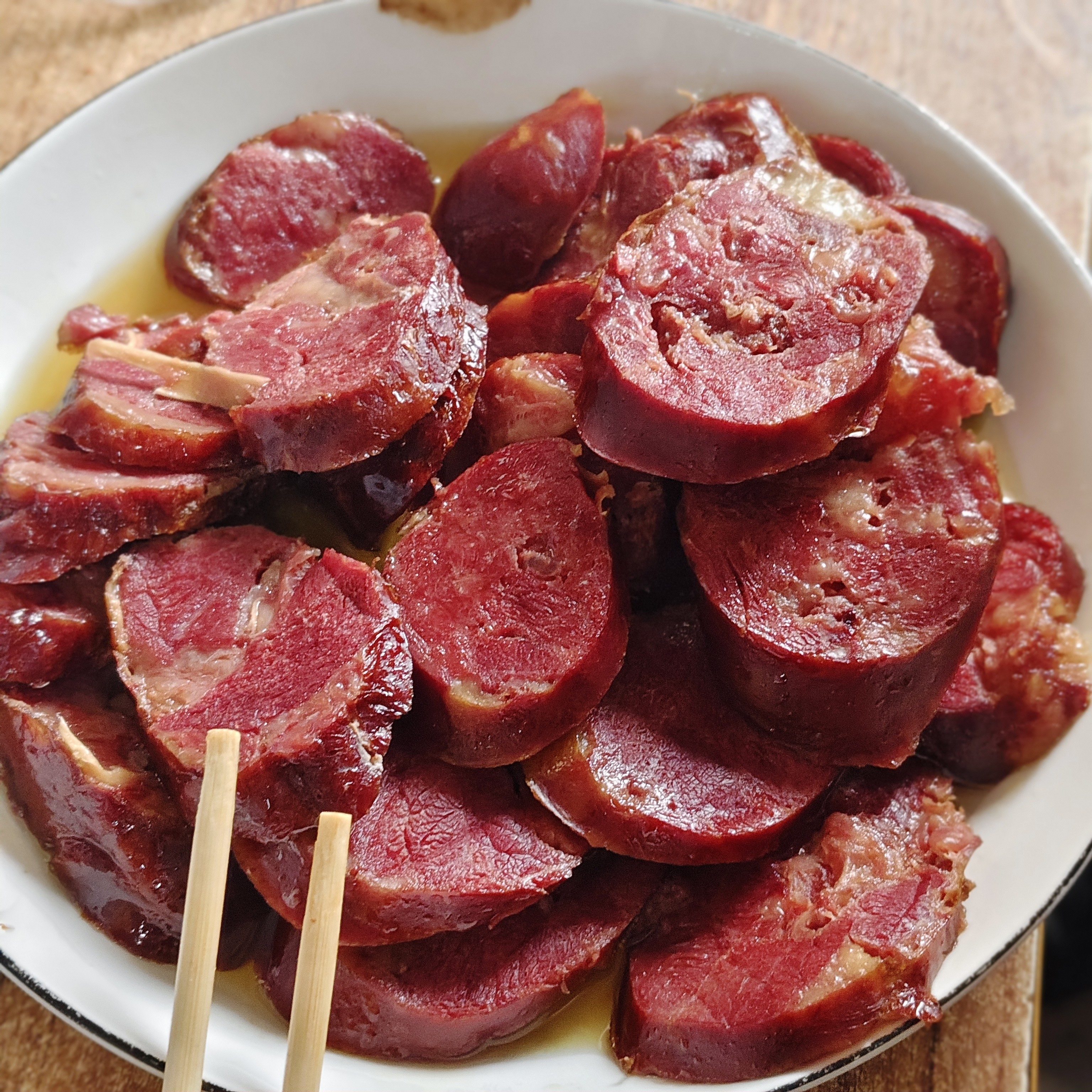 新日期新疆特产礼物果木熏马肠熏马肉生肉五香味宴席直发包邮