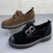 休闲搭扣乐福鞋 女鞋 高品质新款 奥莱撤柜处理时尚 防滑耐磨浅口单鞋