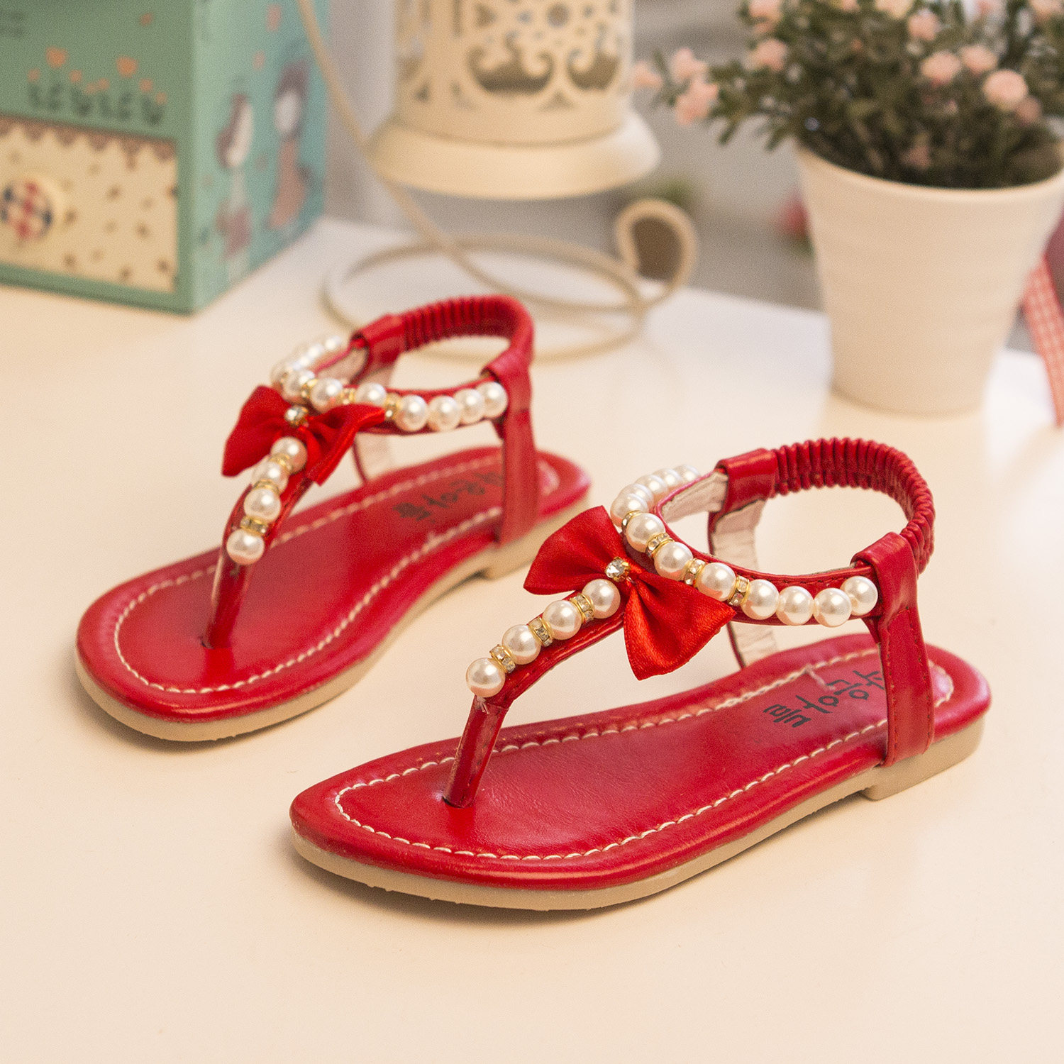 Chaussons enfants en autre pour été - semelle caoutchouc - Ref 1034201 Image 4