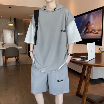 夏季潮流休闲运动套装