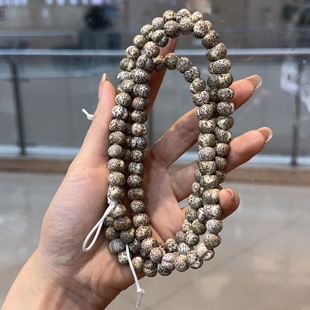 石玉料星月菩提屁桃 DM288 diy配件手绳项链手串文玩佛珠配饰