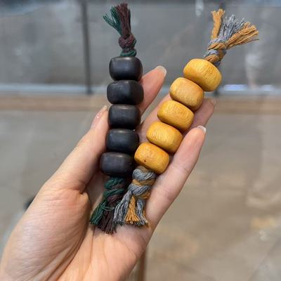 黑檀黄金檀方扣搓搓乐盘玩手把件解压 文玩饰品礼物 DM931