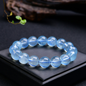 天然冰透海蓝宝手链 XL172 一物一图 女款 水晶手串饰品礼物