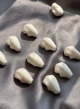 骆驼骨三通 有雕刻纹 DIY手串项链 DM136