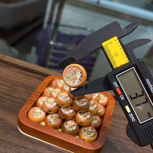 檀木前生今世扎基拉姆狐狸圆牌配件 DIY佛珠手串项链编绳 TY2263