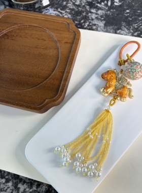 非遗名家宋锦马上有钱 包包挂/钥匙扣 包有钱 TY2721