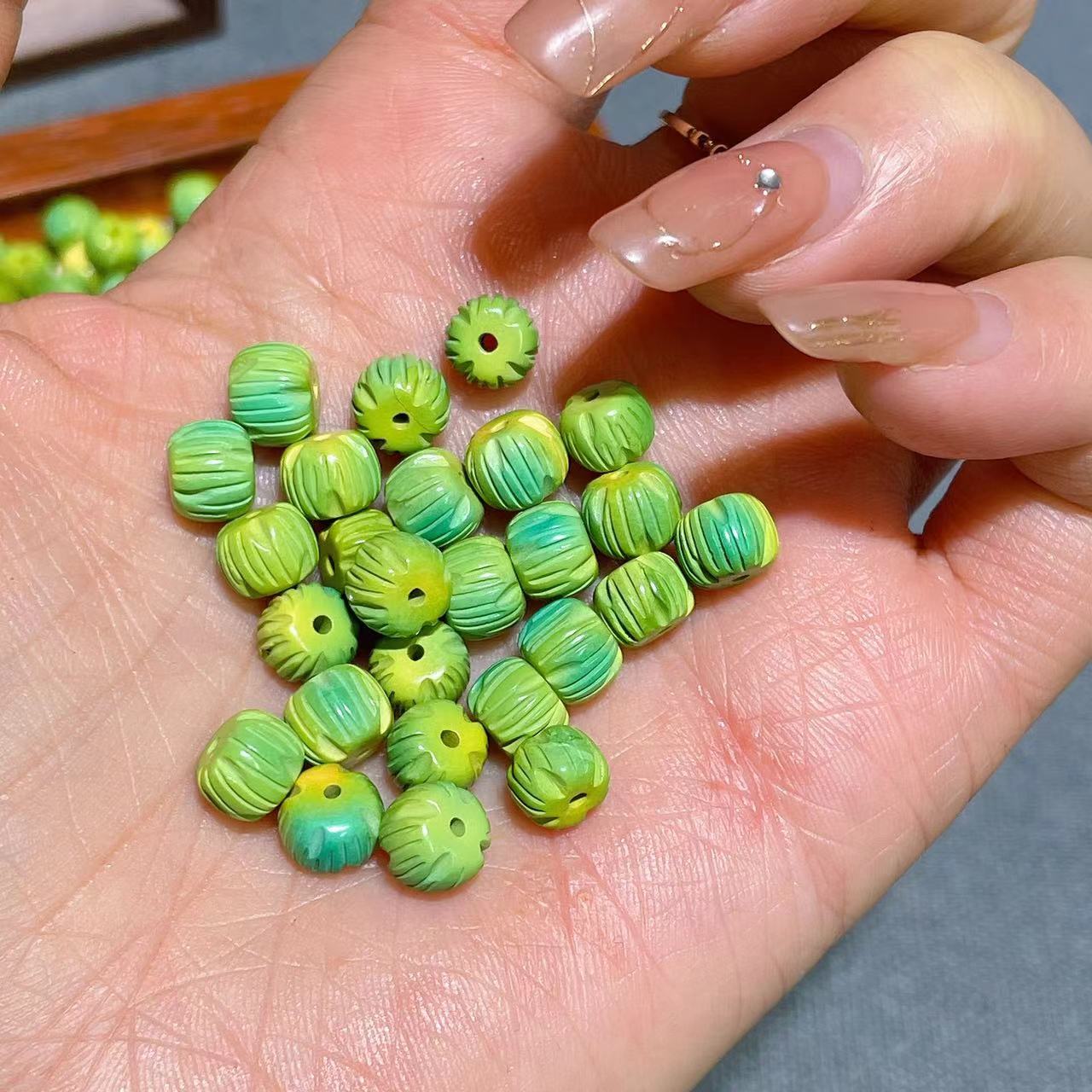 磷镁矿百香籽配件 DIY手串项链 CF347