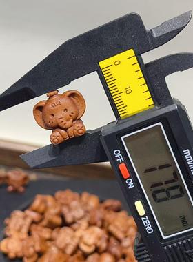 迈索尔老山檀象宝宝通孔配件 DIY佛珠手串项链 TY2556