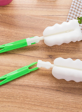 可拆卸海绵杯刷清洗杯刷长柄保温杯奶瓶刷多功能清洁刷家用款神器