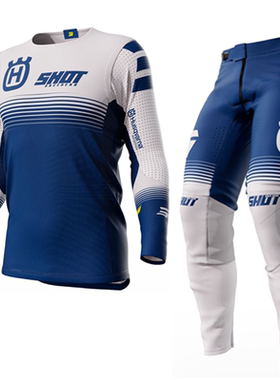 2023款HUSQVARNA越野摩托车骑行套装SHOT胡斯瓦纳联名林道拉力服