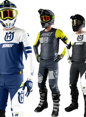 Husqvarna胡思瓦纳摩托车套装车队骑行服山地速降透气赛车服套装
