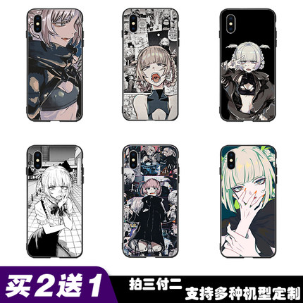 彻夜之歌七草荠手机壳适用oppo reno 2 3 4 5 6 7 z se pro硅胶软