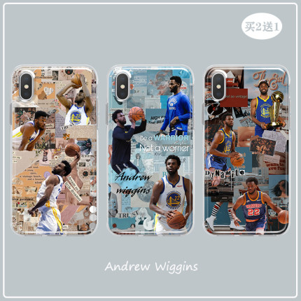 nba篮球维金斯手机壳适用oppo reno 2 3 4球星5 6 7 z se pro勇士