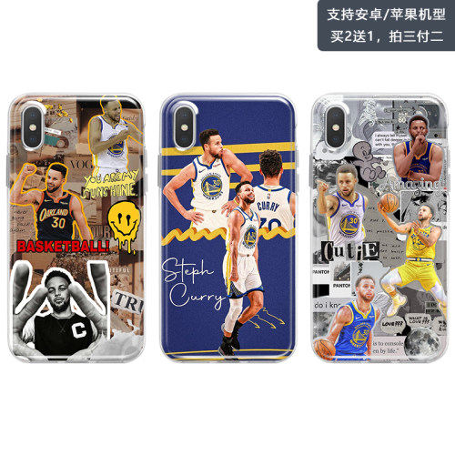 NBA球星curry库里手机壳适用小米红米note5 7 8 9 pro 5g 10x定制