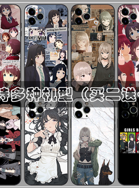 GIRLS BAND CRY哭泣少女手机壳适用荣耀8x 9 10 20 30 50 60 70 90 i s pro青春版lite动漫摇滚音乐创意个性