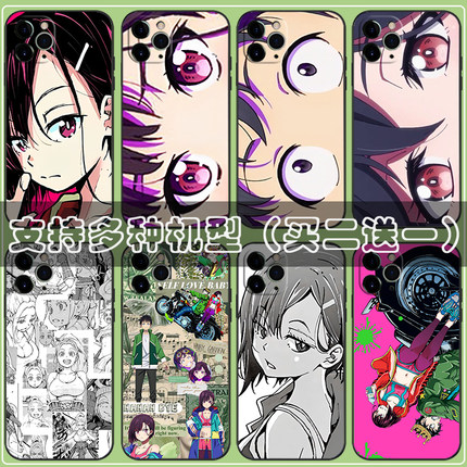 日系动漫僵尸百分百手机壳适用oppo reno 2 3 4 5 6 7 8 z se pro三日月闲天道辉周边定制